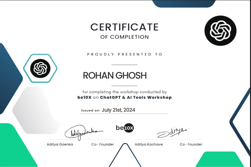 Chatgpt and AI Tools Workshop